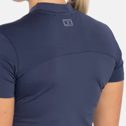 Bogeys & Birdies Pikétröjor Dam-W Tech Blade V-Neck Tee 2.0 Blå Navy