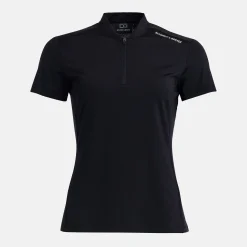 Bogeys & Birdies Pikétröjor Dam-W Tech Blade V-Neck Tee 2.0 Svart Black