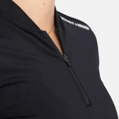 Bogeys & Birdies Pikétröjor Dam-W Tech Blade V-Neck Tee 2.0 Svart Black