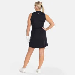 Bogeys & Birdies Skorts & Kjolar|Klänningar-W Tech Dress Zip Collar Svart Black