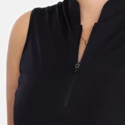 Bogeys & Birdies Skorts & Kjolar|Klänningar-W Tech Dress Zip Collar Svart Black