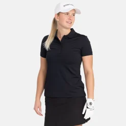 Bogeys & Birdies Pikétröjor Dam-W Tech Hidden Buttons Svart Black