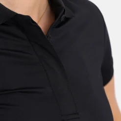 Bogeys & Birdies Pikétröjor Dam-W Tech Hidden Buttons Svart Black