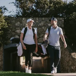 Bogeys & Birdies Pikétröjor Dam-W Tech Hidden Buttons Vit White