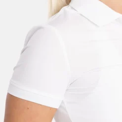 Bogeys & Birdies Pikétröjor Dam-W Tech Hidden Buttons Vit White