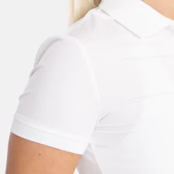 Bogeys & Birdies Pikétröjor Dam-W Tech Hidden Buttons Vit White