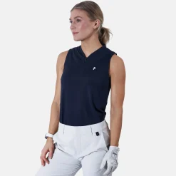 Peak Performance Pikétröjor Dam-W Turf Zip Sl Blå Blue Shadow