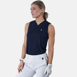 Peak Performance Pikétröjor Dam-W Turf Zip Sl Blå Blue Shadow