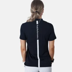 Peak Performance Pikétröjor Dam-W Turf Zip Ss Svart Black