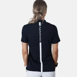 Peak Performance Pikétröjor Dam-W Turf Zip Ss Svart Black