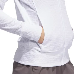 Adidas Tröjor Dam-W Ultimate C Txt Jkt Vit White