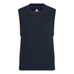 Adidas Tröjor Dam-W Ultimate Knit Tour Vest Blå CollegiateNavy