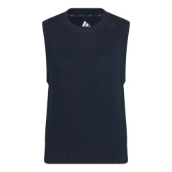 Adidas Tröjor Dam-W Ultimate Knit Tour Vest Blå CollegiateNavy