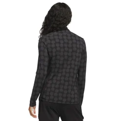 Adidas Tröjor Dam-W Ultimate Print Qtr Z Svart Black