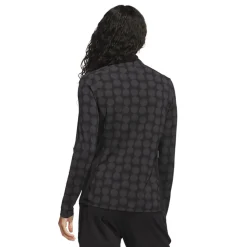 Adidas Tröjor Dam-W Ultimate Print Qtr Z Svart Black