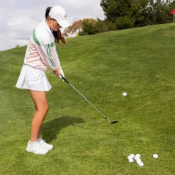 Adidas Skorts & Kjolar-W Ultimate Tour Pleated Skirt Vit White