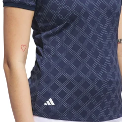 Adidas Pikétröjor Dam-W Ultimatec Jqrd Ss Blå CollegiateNavy