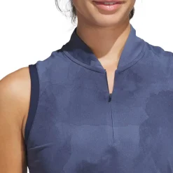 Adidas Pikétröjor Dam-W Ultimatet Print Sl P Blå CollegiateNavy