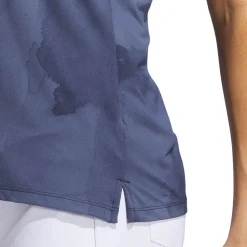 Adidas Pikétröjor Dam-W Ultimatet Print Sl P Blå CollegiateNavy