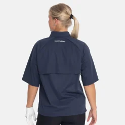 Bogeys & Birdies Jackor Dam-W Windbreaker SS 1/4 Zip Blå Navy