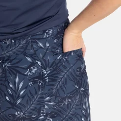 Bogeys & Birdies Skorts & Kjolar-W Woven Stretch AOP Blå Navy/Chambray