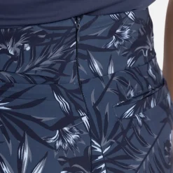 Bogeys & Birdies Skorts & Kjolar-W Woven Stretch AOP Blå Navy/Chambray