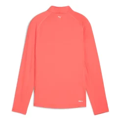 Puma Tröjor Dam-W You-V Solid 1/4 Zip Peach-Frost
