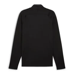 Puma Tröjor Herr-Waffle Fleece 1/4 Zip Svart Black