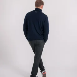 Ivanhoe Tröjor Herr-Wilfred Windbreaker Blå Navy (022)