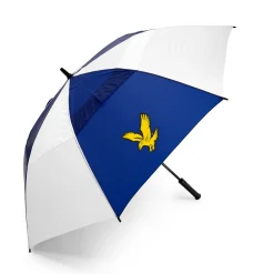 Lyle & Scott Paraplyer-Wind Proof Umbrella White-Blue