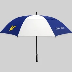 Lyle & Scott Paraplyer-Wind Proof Umbrella White-Blue