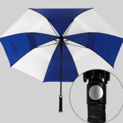 Lyle & Scott Paraplyer-Wind Proof Umbrella White-Blue
