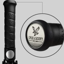 Lyle & Scott Paraplyer-Wind Proof Umbrella White-Blue