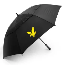 Lyle & Scott Paraplyer-Wind Proof Umbrella Svart Black