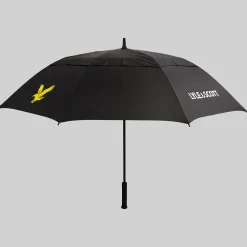 Lyle & Scott Paraplyer-Wind Proof Umbrella Svart Black