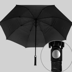 Lyle & Scott Paraplyer-Wind Proof Umbrella Svart Black