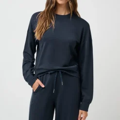 Travis Mathew Tröjor Dam-Wmns Cloud Terry Crew Navy-Blazer