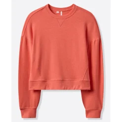 Travis Mathew Tröjor Dam-Wmns Cloud Terry Crew Heather-Porcelain-Ro
