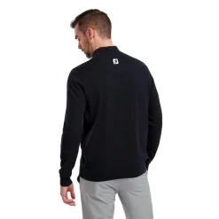 FootJoy Tröjor Herr-Wool Blend 1/2 Zip Blå Navy