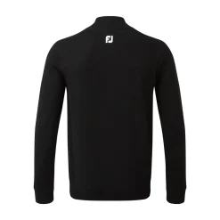 FootJoy Tröjor Herr-Wool Blend 1/2 Zip Lined Svart