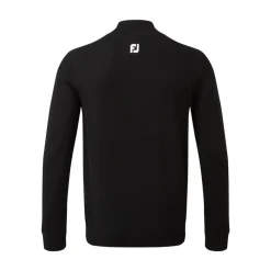 FootJoy Tröjor Herr-Wool Blend 1/2 Zip Lined Svart