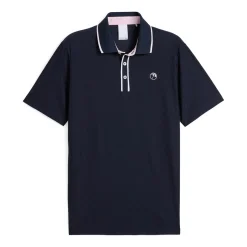 Puma Pikétröjor Herr-X Ap Tipped Jacquard Deep-Navy