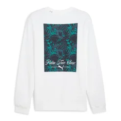 Puma Tröjor Herr-X Ptc Gitch Graphic Crew White Glow