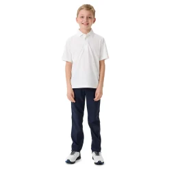 Callaway Juniorkläder Kille-Youth Unisex Solid Polo Bright-White