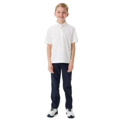 Callaway Juniorkläder Kille-Youth Unisex Solid Polo Bright-White