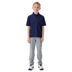 Callaway Juniorkläder Kille-Youth Unisex Solid Polo Blå Peacoat