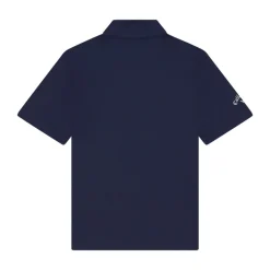 Callaway Juniorkläder Kille-Youth Unisex Solid Polo Blå Peacoat