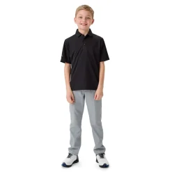 Callaway Juniorkläder Kille-Youth Unisex Solid Polo Svart Caviar